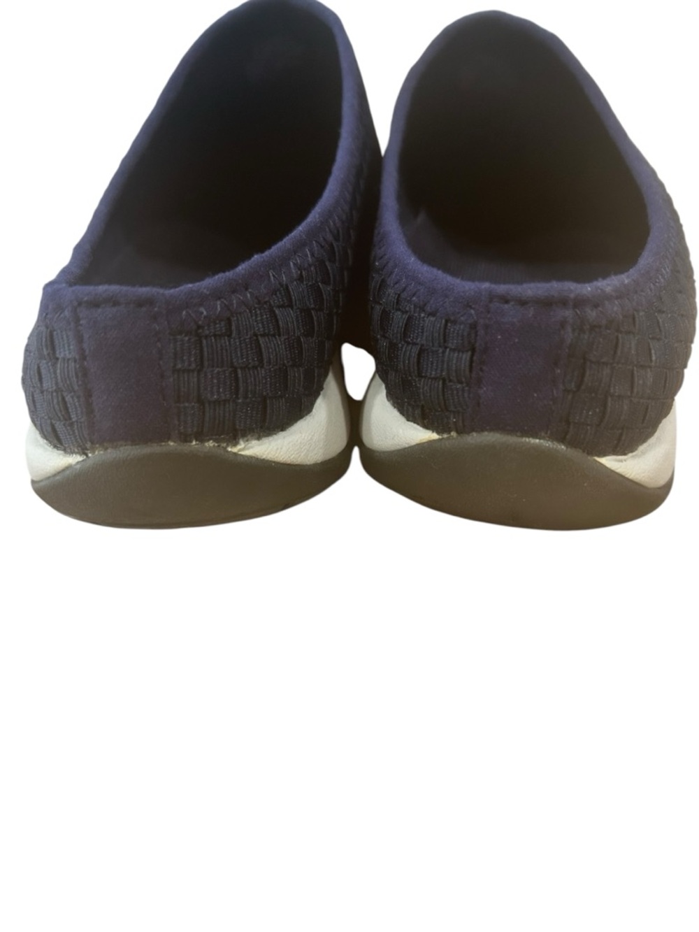 L.L. Bean BeanSport Woven Mule Slides Navy blue womens size 9.5M Comfort Slip On - Picture 7 of 12